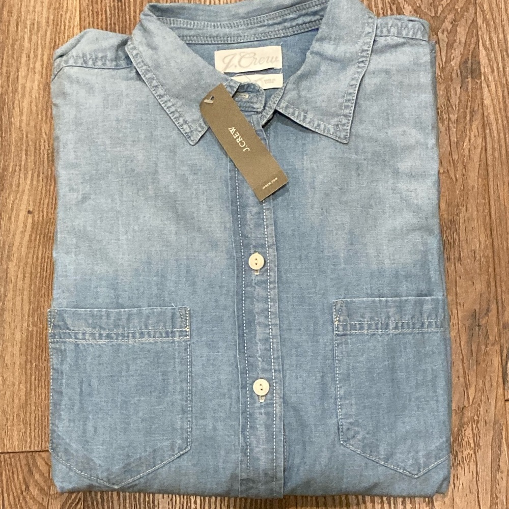 JCrew 100% Cotton Button Down Shirt Sz 10
